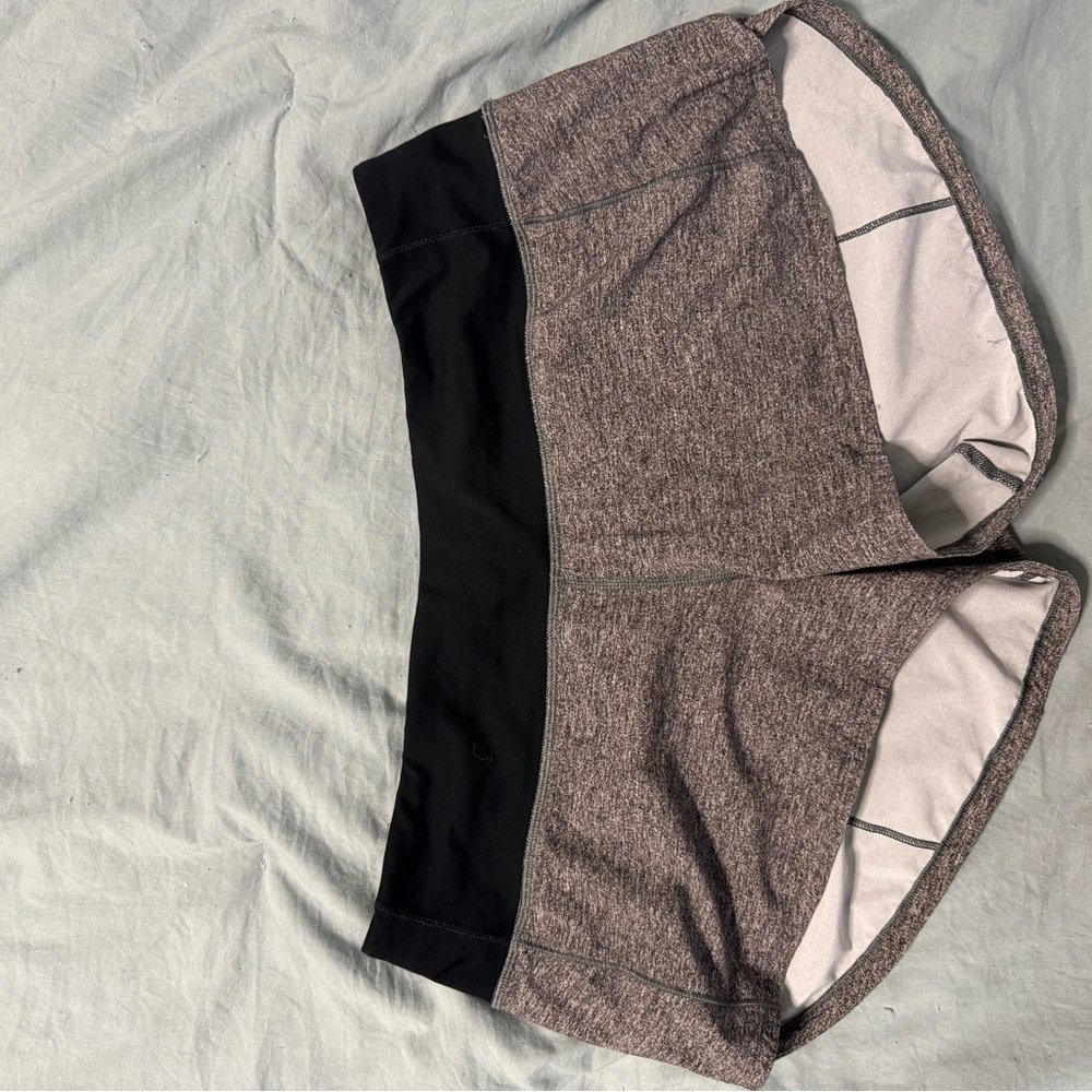 Lululemon Athletica Gray Speed Up Low-Rise Lined Short 2.5"